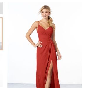 Morilee Bridesmaid Dress in color Cinnamon